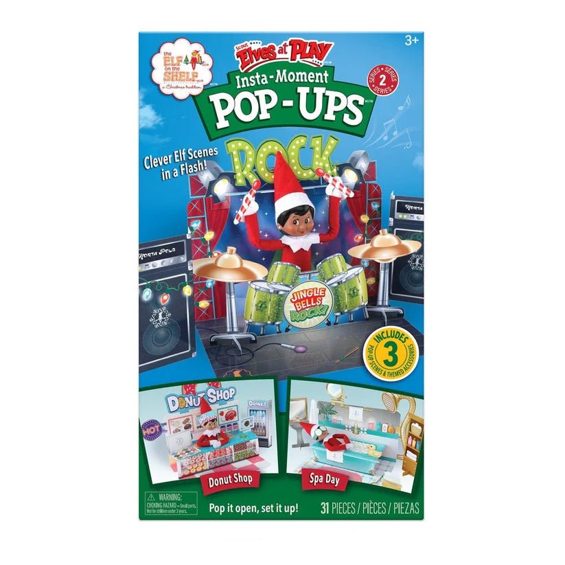 Insta - Moment Pop - Ups (3 scenes) | Accessory, Scout Elf not Included - Stocking Stuffer