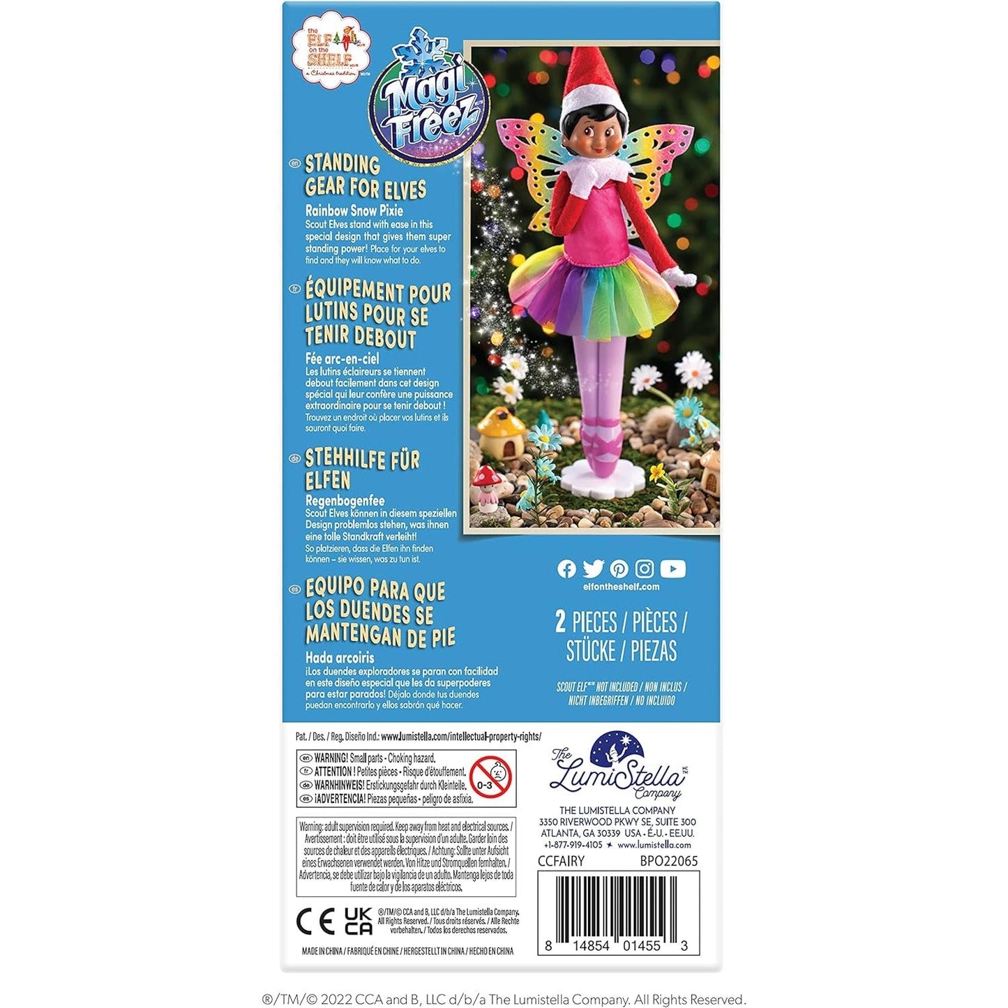 MagiFreeze Rainbow Snow Pixie | Accessory, Scout Elf not Included - Stocking Stuffer