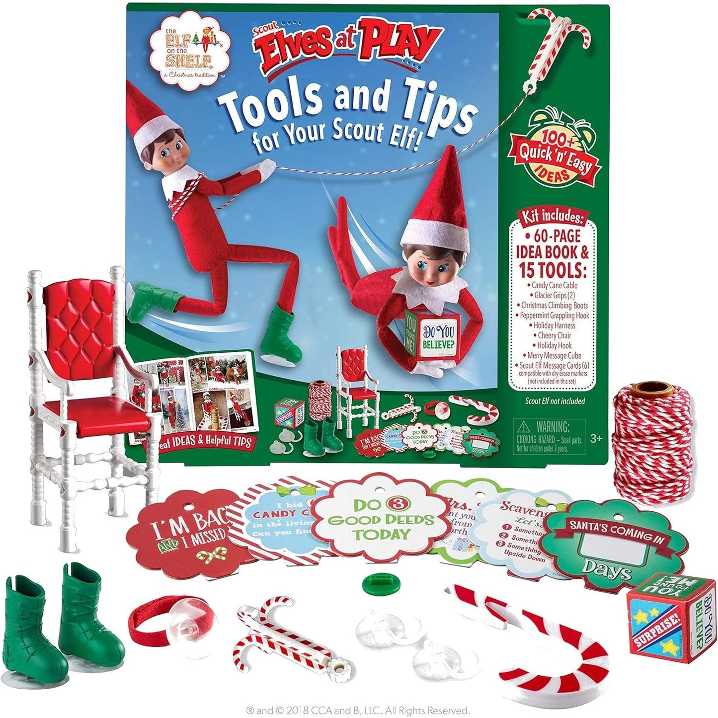 Scout Elves at Play - Tools & Tips | Accessory, Scout Elf not Included - Stocking Stuffer