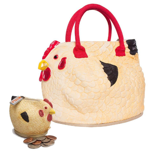 Chicken Handbag and Coin Purse - Stocking Stuffer