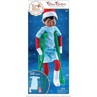 Elf Care Kit with Crutches - Claus Couture Collection | Accessory, Scout Elf not Included - Stocking Stuffer