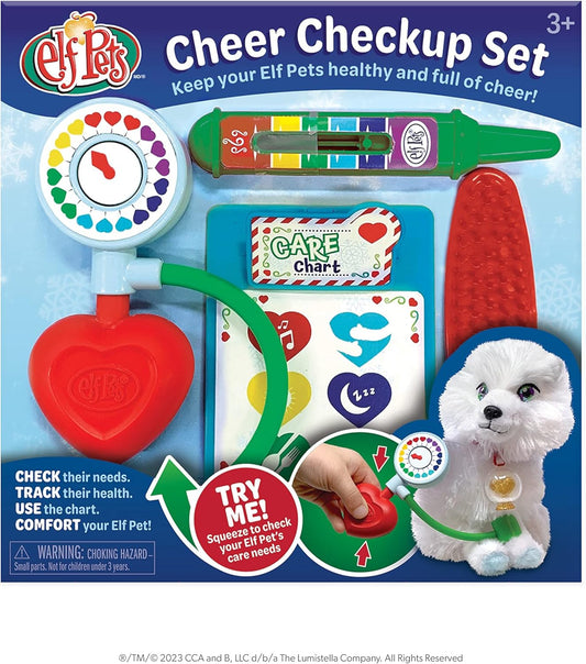 Elf Pets Cheer Checkup Set (4 piece) | Accessory, Elf Pet not Included - Stocking Stuffer