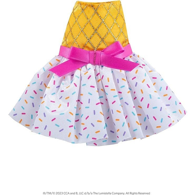 Ice Cream Party Dress - Claus Couture Collection | Accessory, Scout Elf not Included - Stocking Stuffer