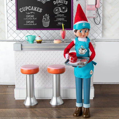 MagiFreeze Cocoa to Go Barista Outfit with Magical Standing Power | Accessory, Scout Elf not Included - Stocking Stuffer