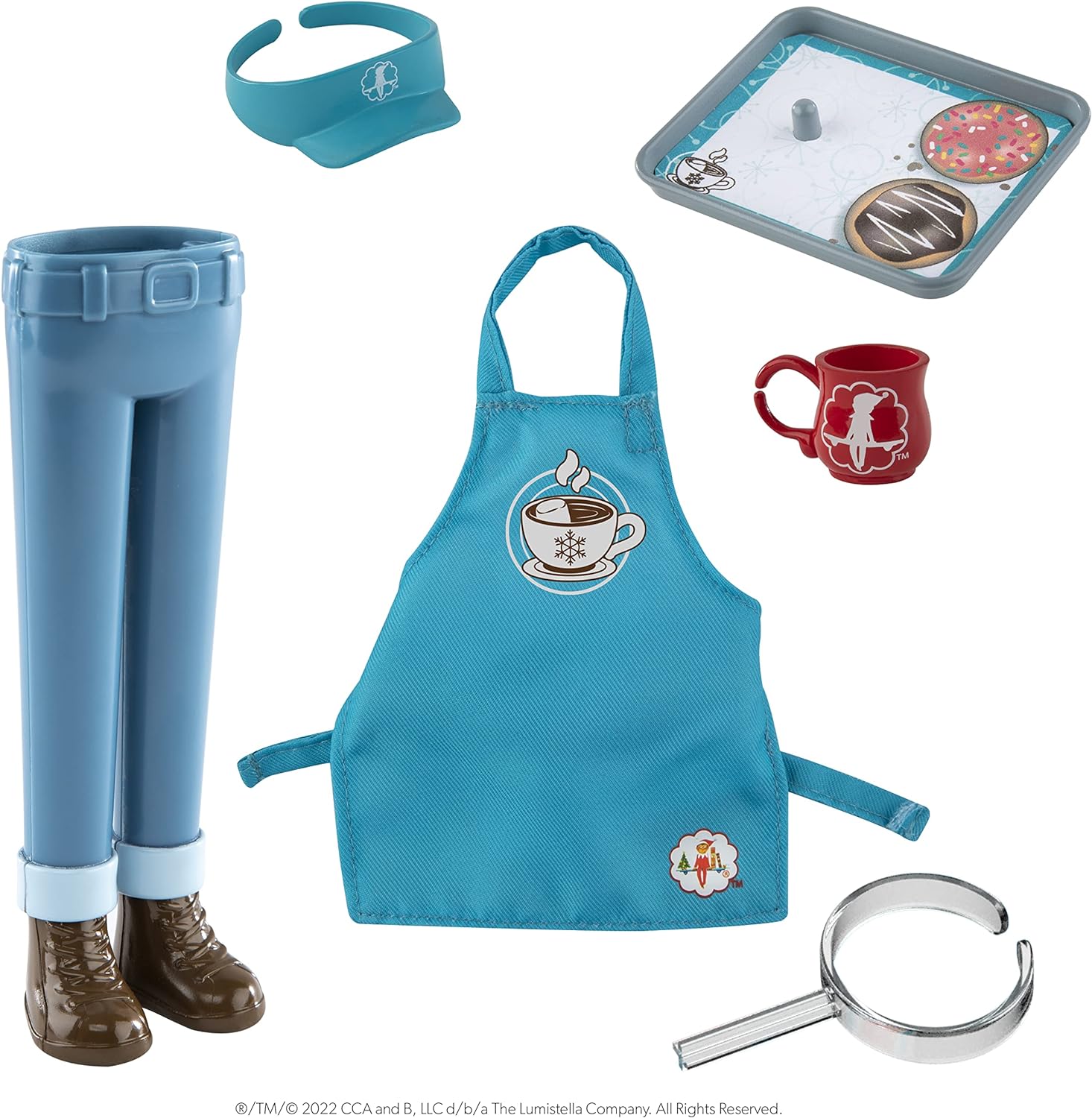 MagiFreeze Cocoa to Go Barista Outfit with Magical Standing Power | Accessory, Scout Elf not Included - Stocking Stuffer