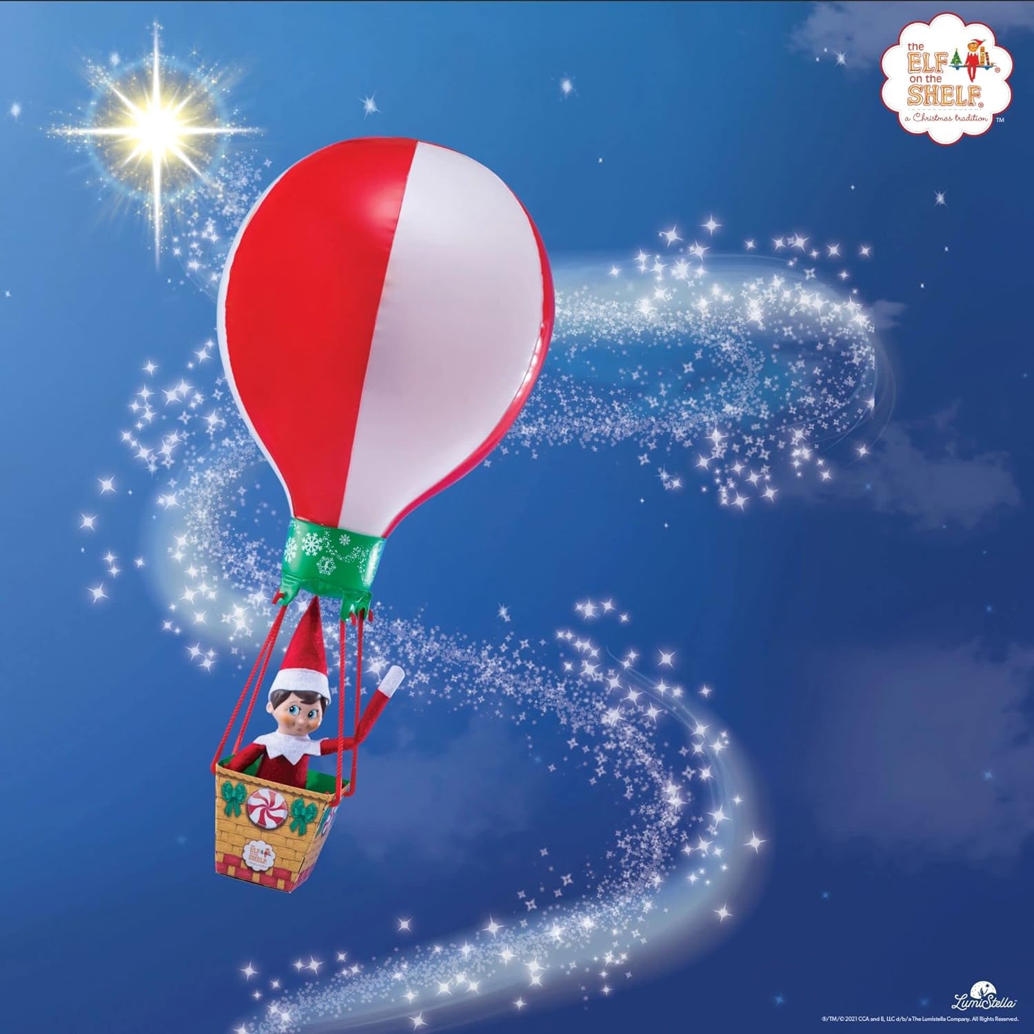 Peppermint Balloon Ride - Scout Elves at Play | Accessory, Scout Elf not Included - Stocking Stuffer