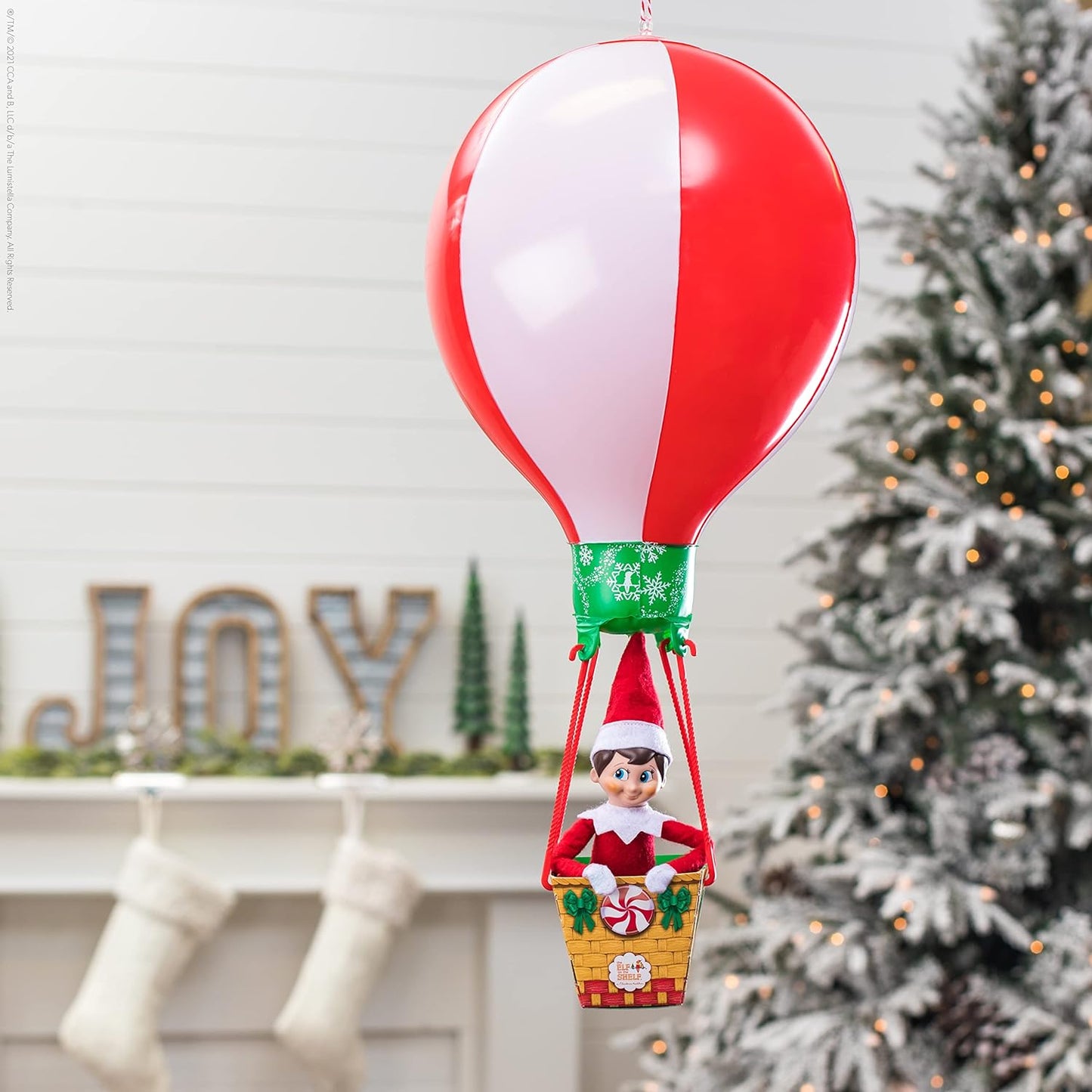 Peppermint Balloon Ride - Scout Elves at Play | Accessory, Scout Elf not Included - Stocking Stuffer