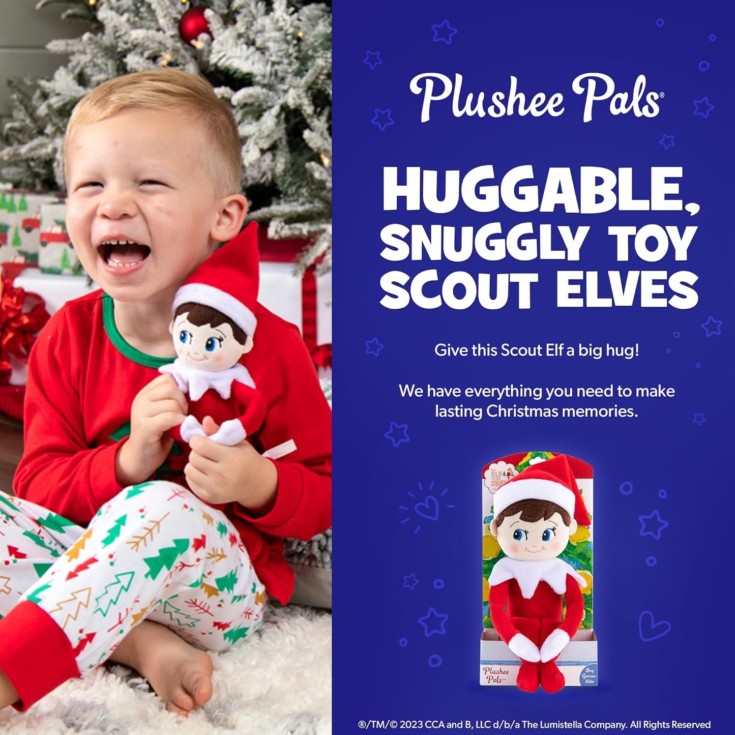 Plushee Pals (17" tall) - The Elf on the Shelf: A Christmas Tradition | All Styles - Stocking Stuffer