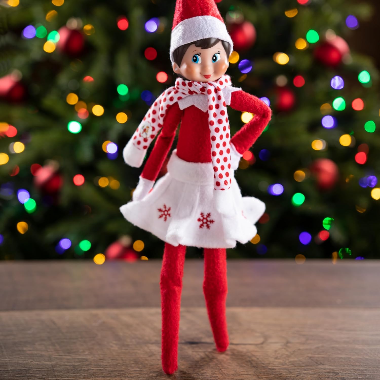 Snowflake Skirt & Scarf - Claus Couture Collection | Accessory, Scout Elf not Included - Stocking Stuffer